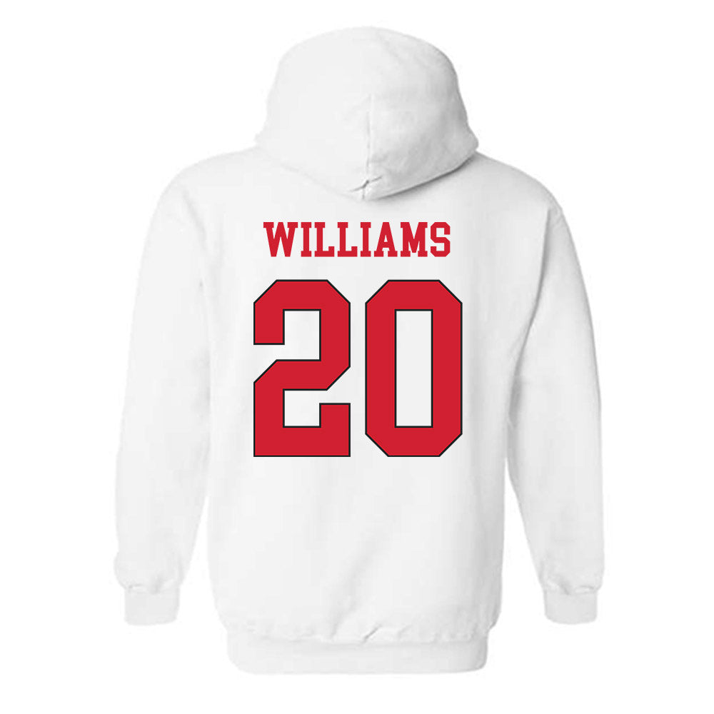 Maryland - NCAA Football : DeJuan Williams - Classic Shersey Hooded Sweatshirt-1