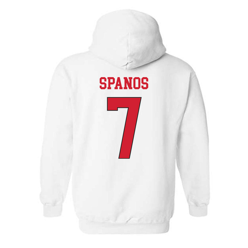 Maryland - NCAA Men's Lacrosse : Eric Spanos - Classic Shersey Hooded Sweatshirt-1