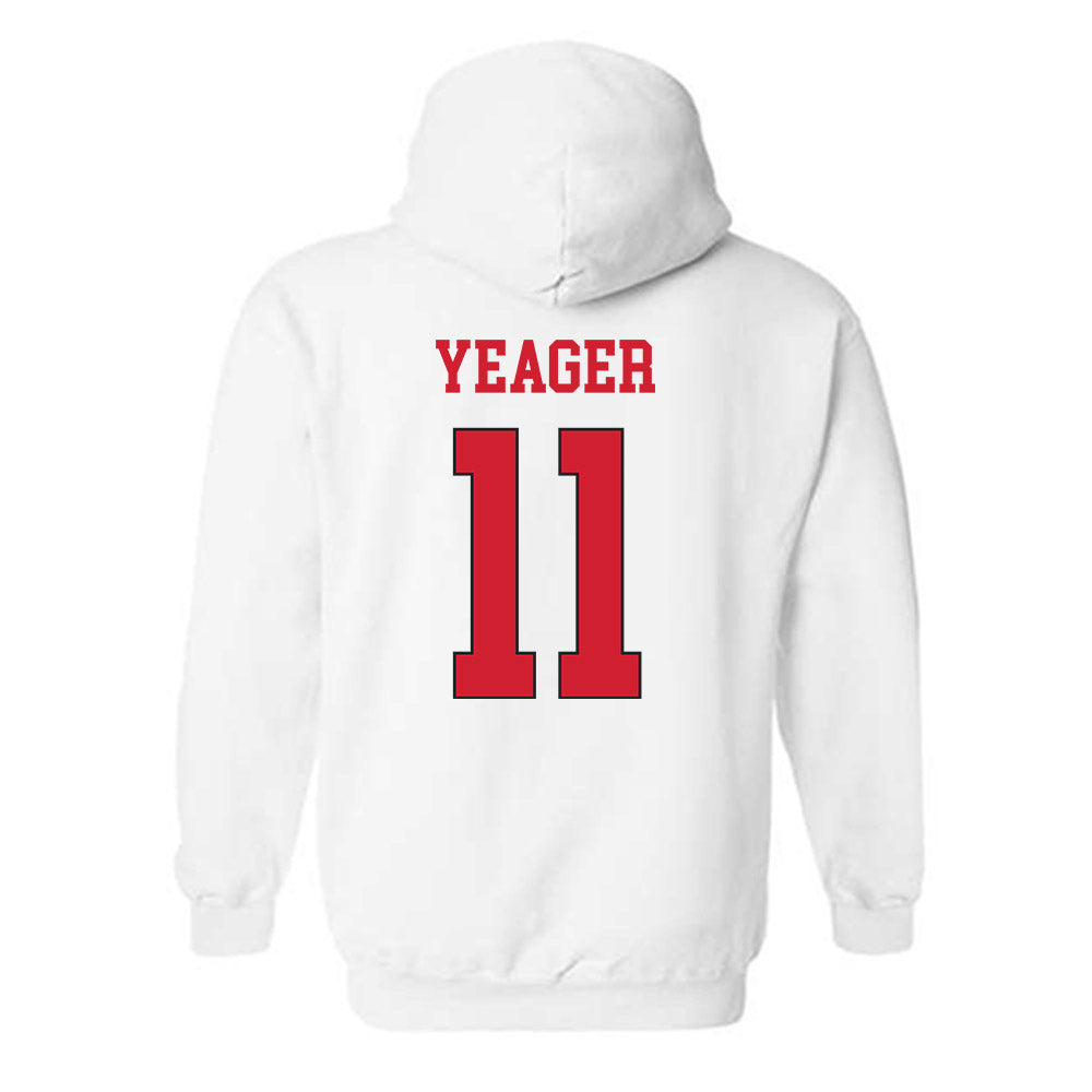 Maryland - NCAA Baseball : Jake Yeager - Classic Shersey Hooded Sweatshirt-1