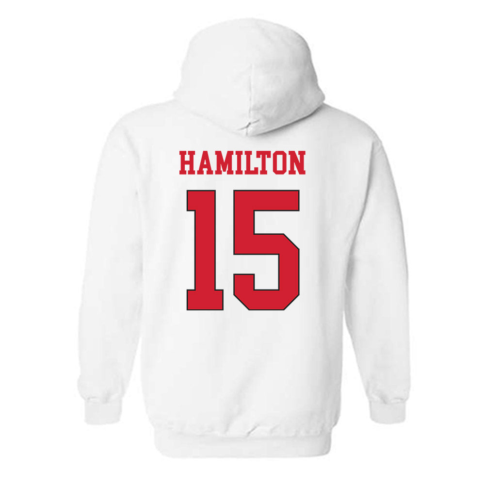 Maryland - NCAA Football : Jackson Hamilton - Classic Shersey Hooded Sweatshirt-1