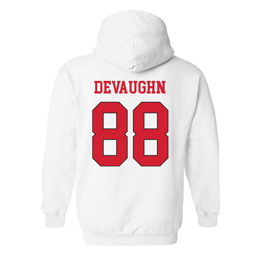Maryland - NCAA Football : Justin DeVaughn - Classic Shersey Hooded Sweatshirt-1