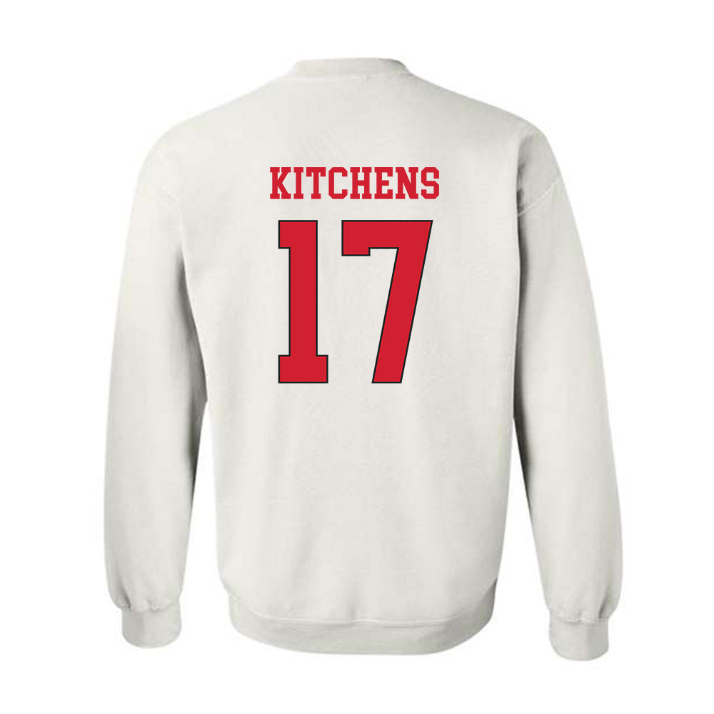 Maryland - NCAA Football : Jayden Kitchens - Classic Shersey Crewneck Sweatshirt-1