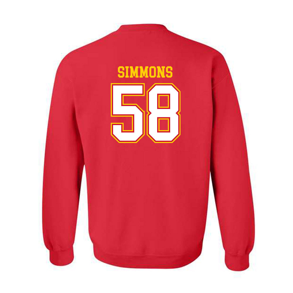 Maryland - NCAA Football : Joshua Simmons - Sports Shersey Crewneck Sweatshirt-1