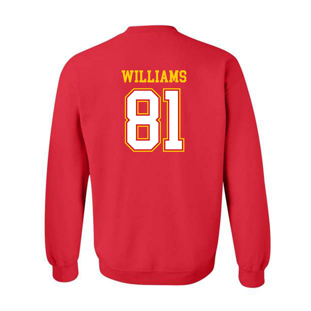 Maryland - NCAA Football : Javonte Williams - Sports Shersey Crewneck Sweatshirt-1
