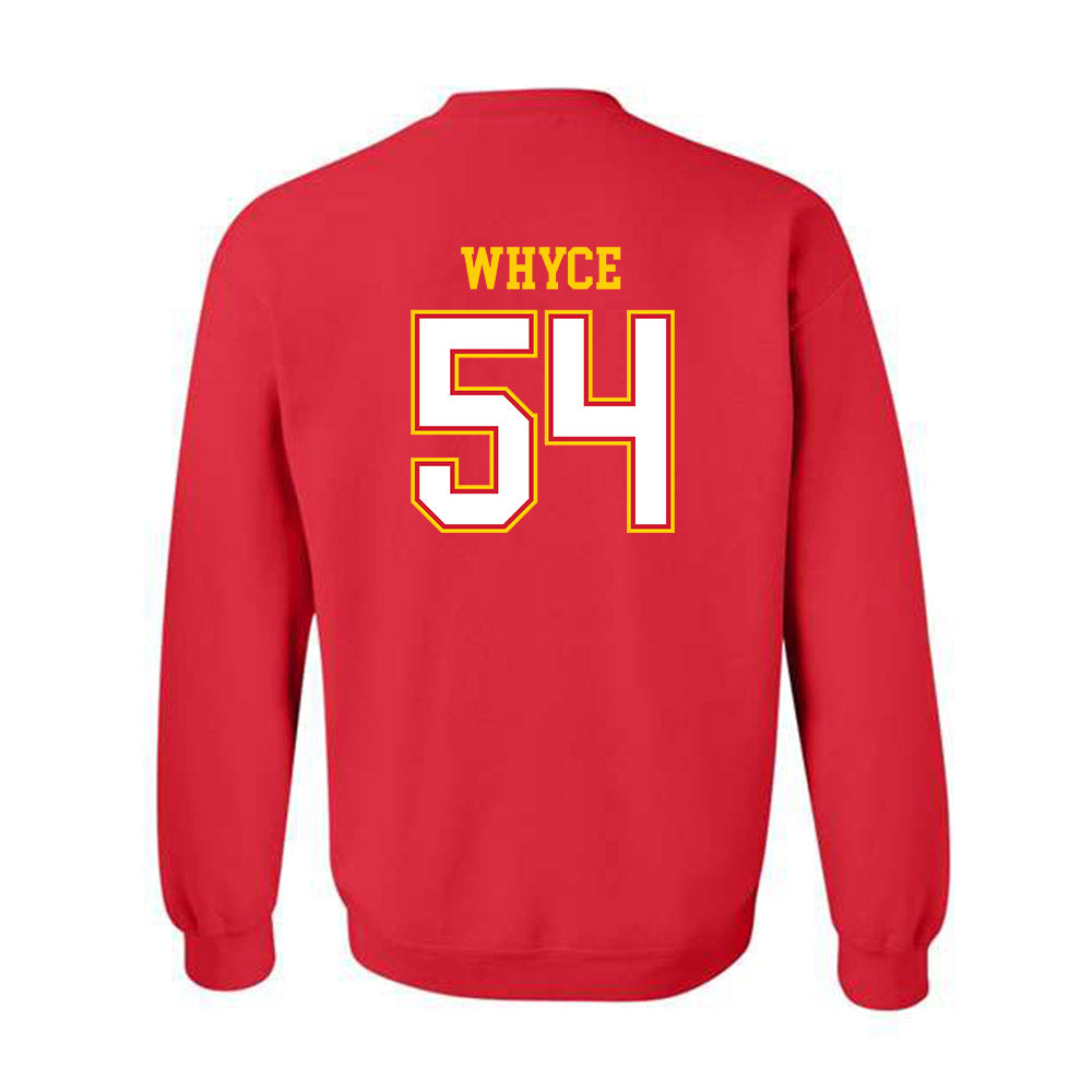 Maryland - NCAA Football : JaMarcus Whyce - Sports Shersey Crewneck Sweatshirt-1