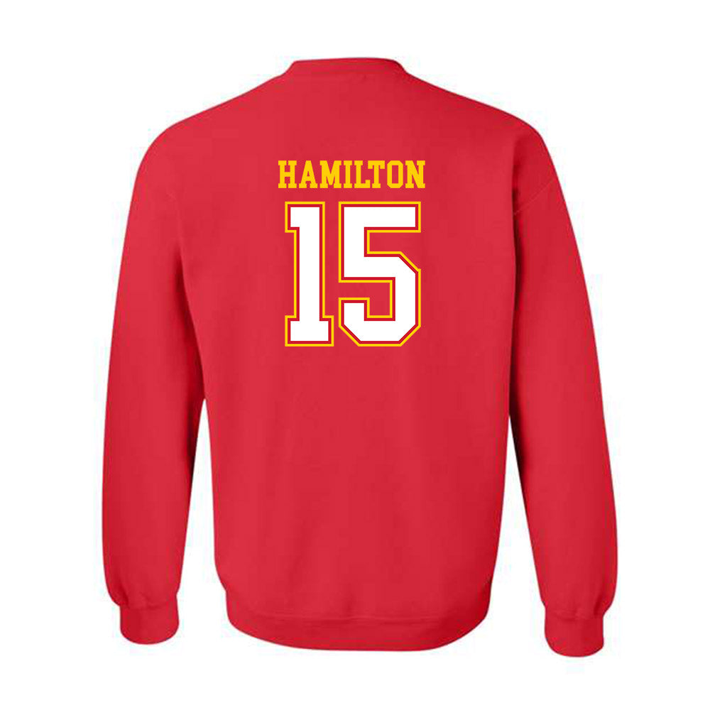 Maryland - NCAA Football : Jackson Hamilton - Sports Shersey Crewneck Sweatshirt-1