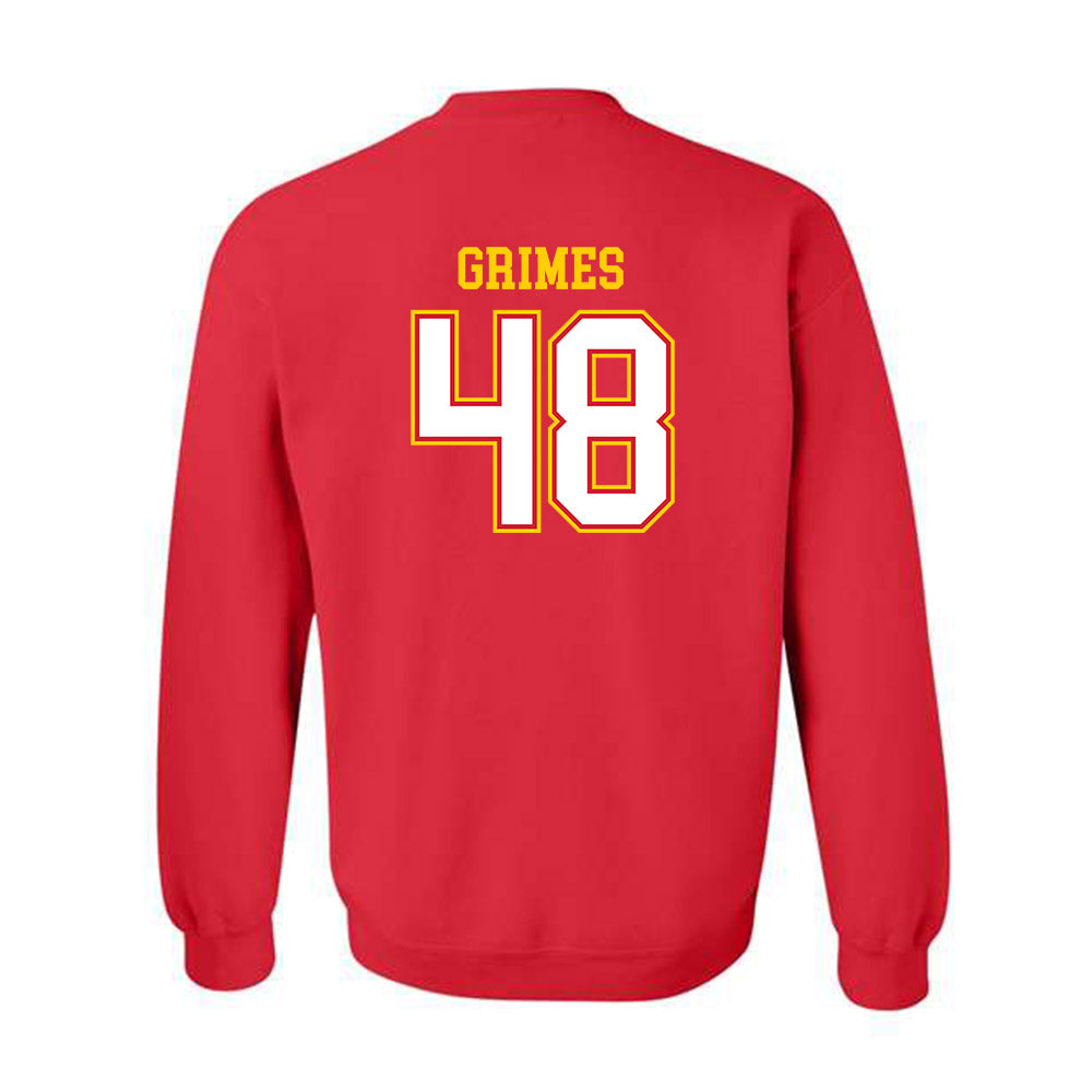Maryland - NCAA Football : Darius Grimes - Sports Shersey Crewneck Sweatshirt-1