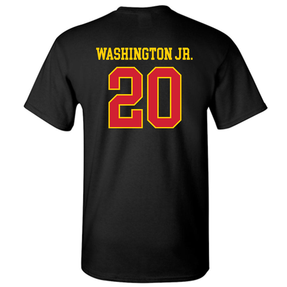 Maryland - NCAA Football : Ontario Washington Jr. - Sports Shersey T-Shirt-1