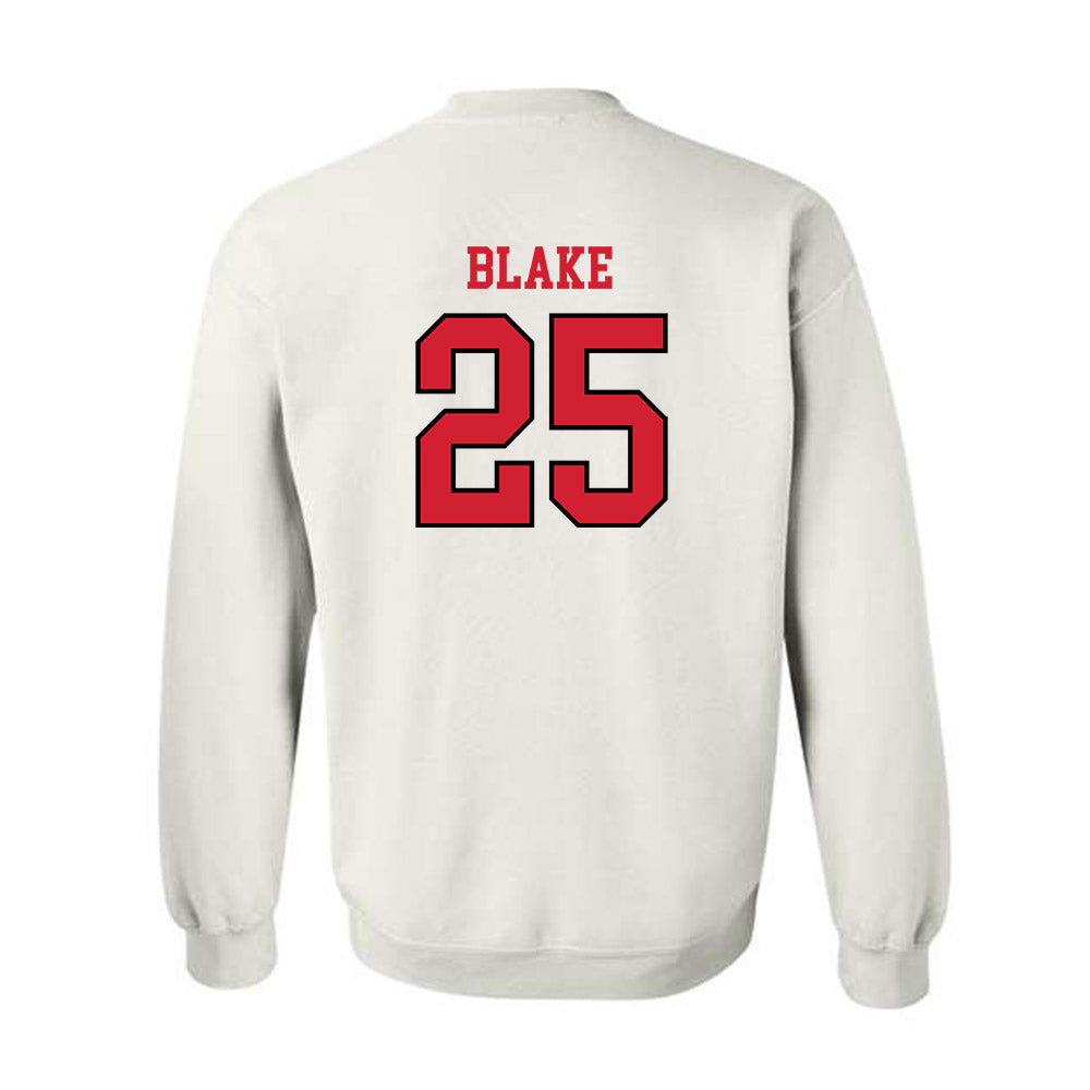 Maryland - Men's Basketball Alumni : Steve Blake - Sports Shersey Crewneck Sweatshirt-1