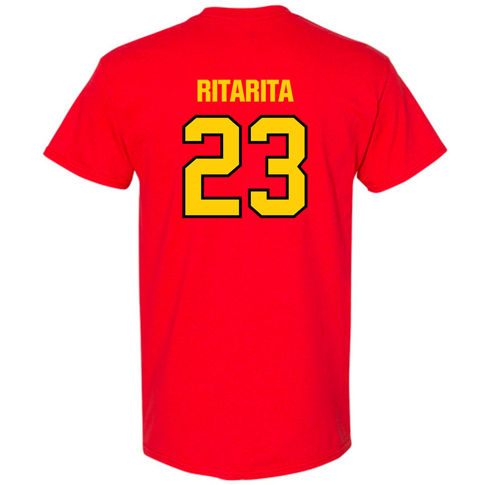 Maryland - NCAA Men's Soccer : Rocket Ritarita - Sports Shersey T-Shirt-1