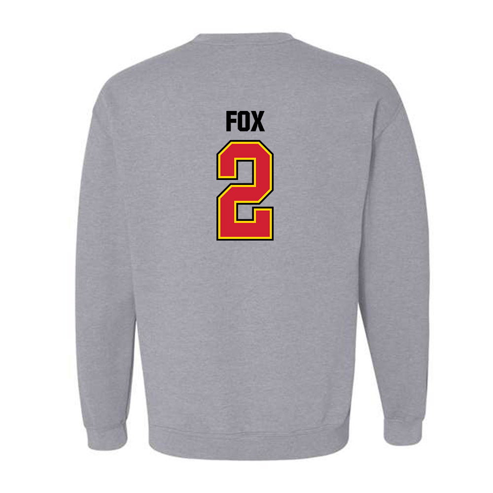 Maryland - NCAA Softball : Caroline Fox - Sports Shersey Crewneck Sweatshirt-1