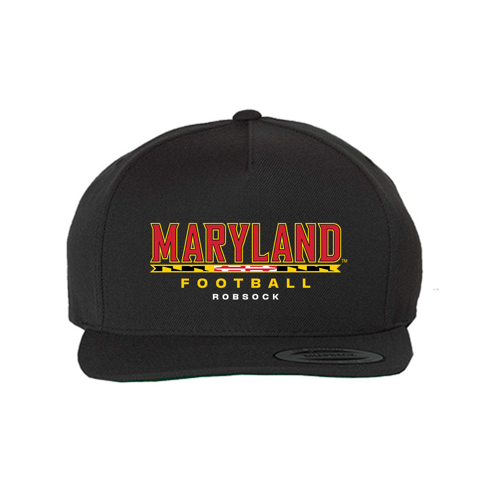 Maryland - NCAA Football : Anthony Robsock - Snapback Hat