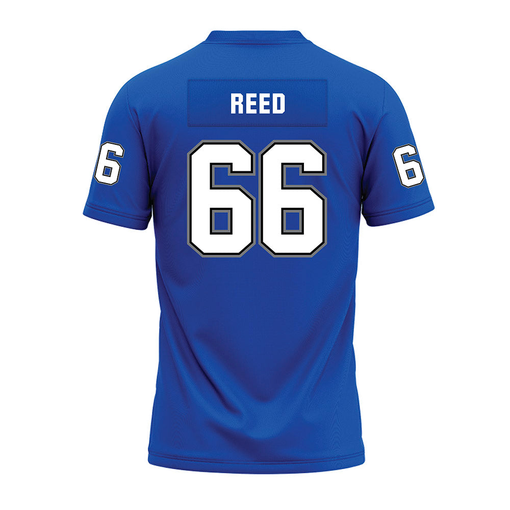 Buffalo - NCAA Football : William Reed - Blue Premium Football Jersey-1