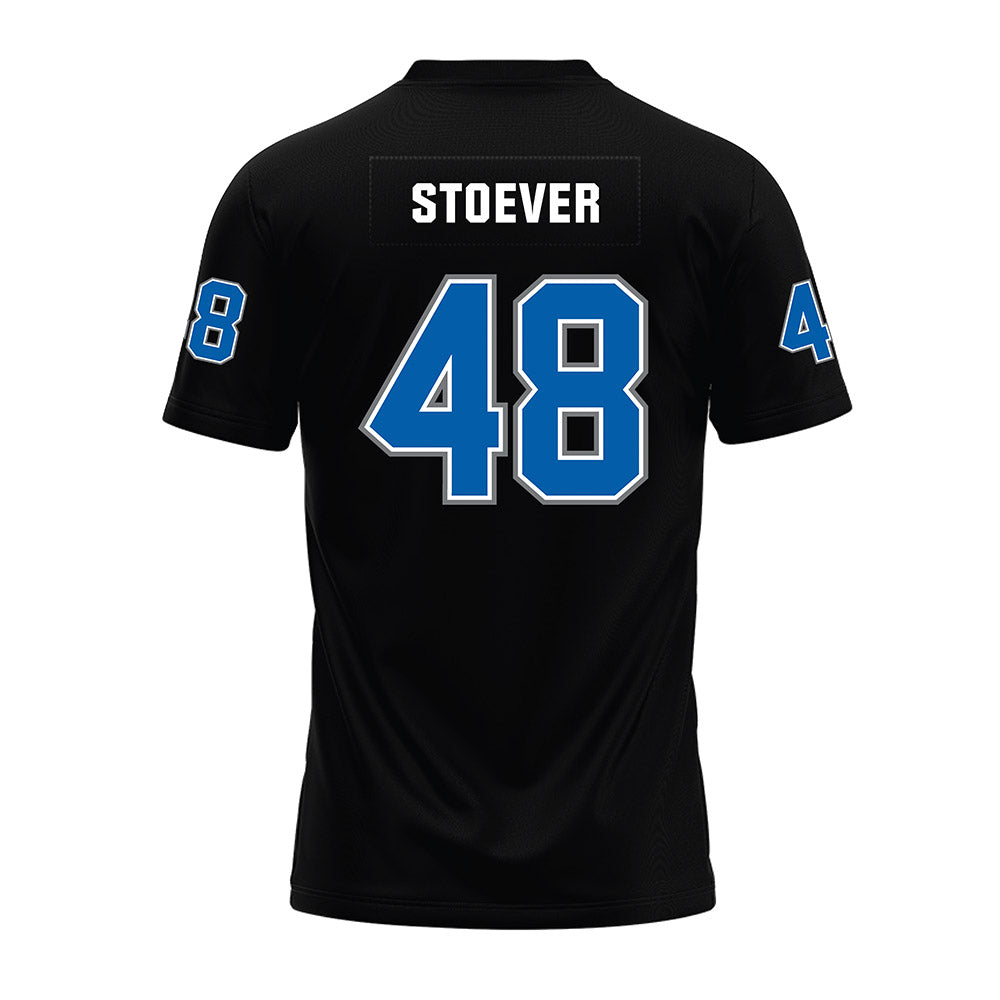 Buffalo - NCAA Football : Joseph Stoever - Black Premium Football Jersey-1