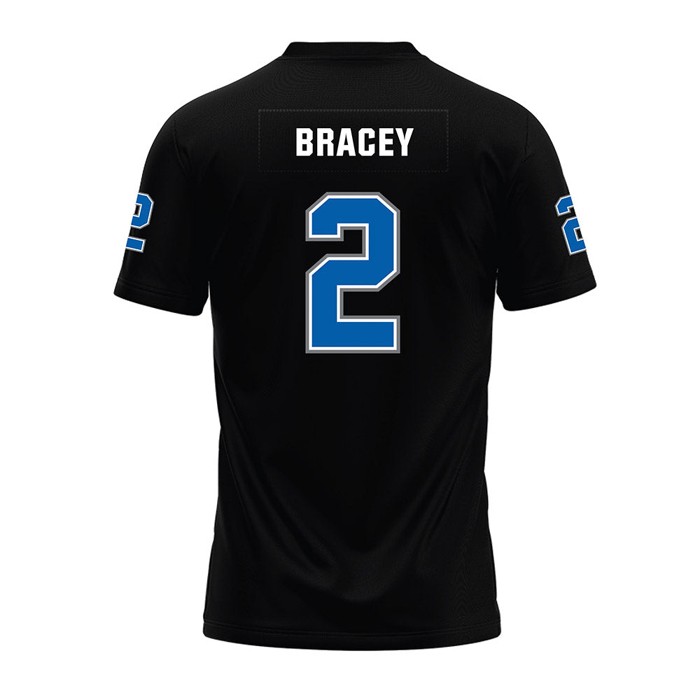 Buffalo - NCAA Football : Stevie Bracey - Black Premium Football Jersey-1
