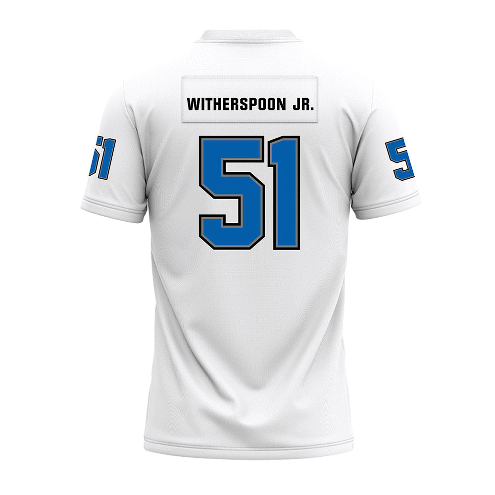 Buffalo - NCAA Football : Anwar Witherspoon Jr. - White Premium Football Jersey-1