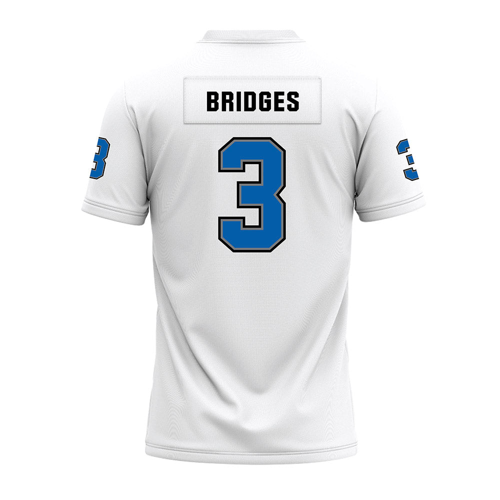 Buffalo - NCAA Football : Oliver Bridges - White Premium Football Jersey
