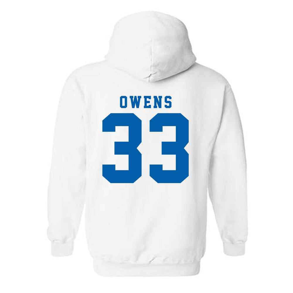 Buffalo - NCAA Football : Jordan Owens - Classic Shersey Hooded Sweatshirt-1