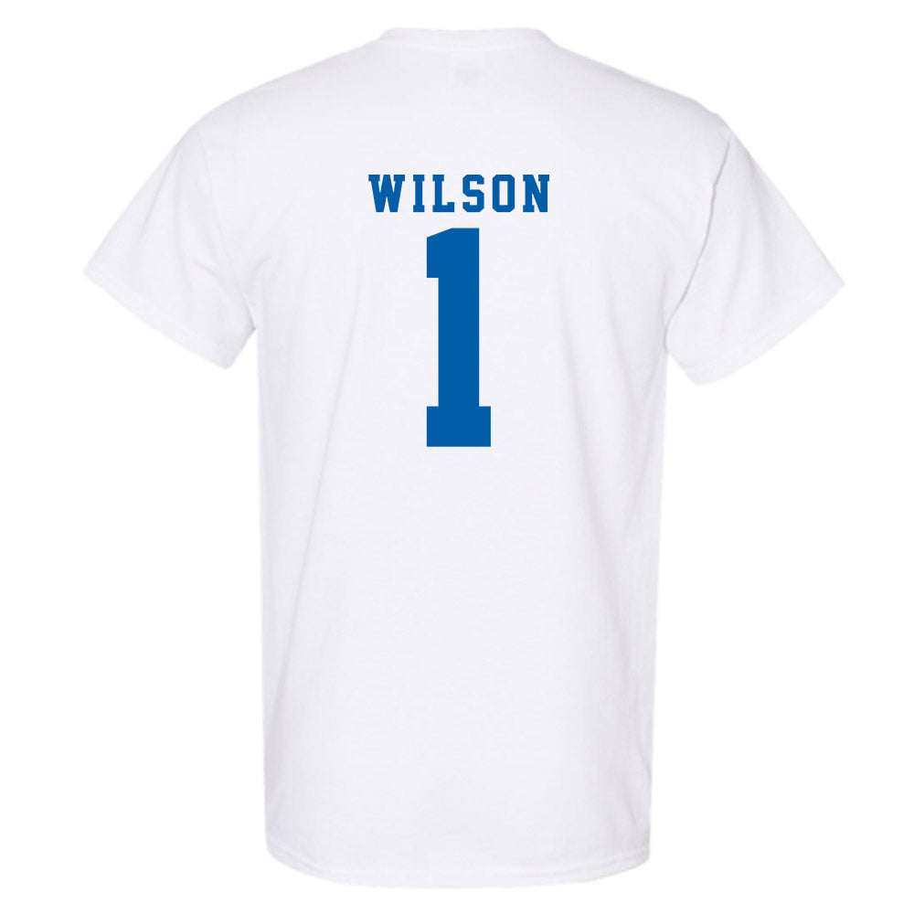 Buffalo - NCAA Women's Basketball : Asia Wilson - Classic Shersey T-Shirt-1