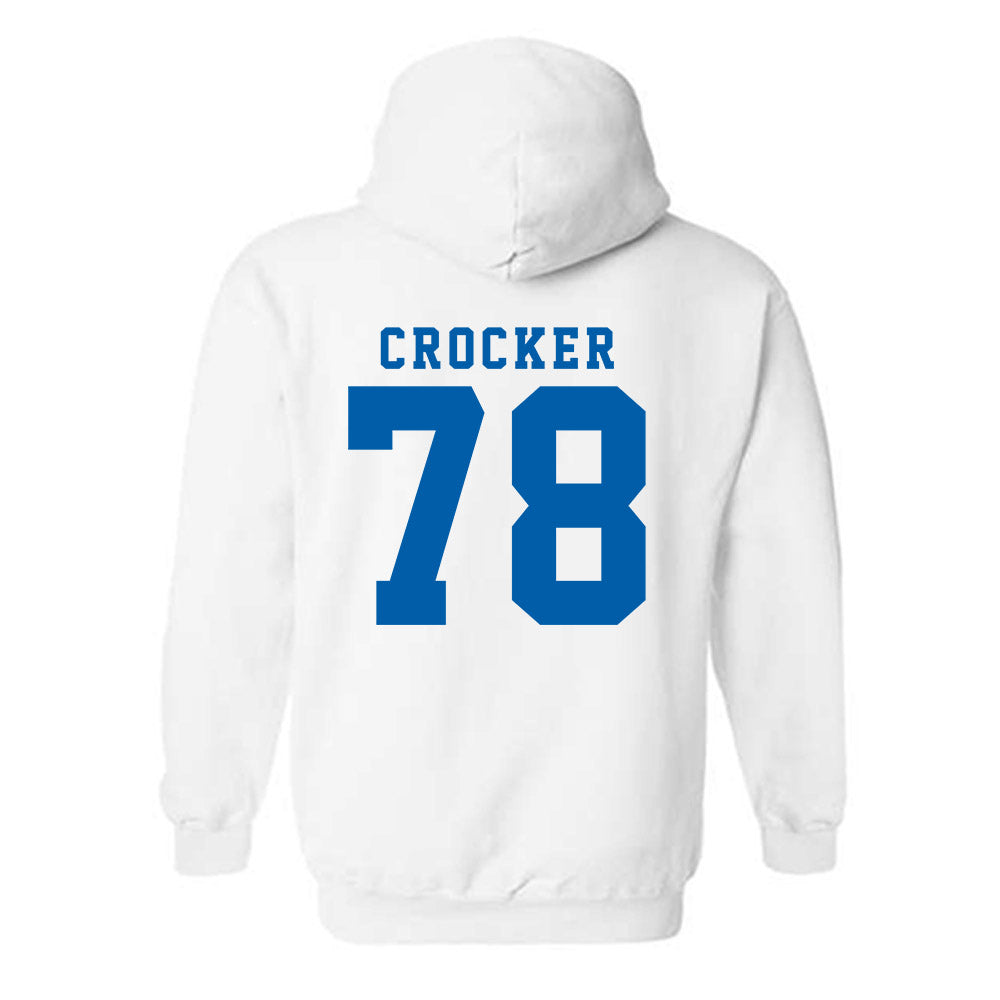 Buffalo - NCAA Football : Joe Crocker - Classic Shersey Hooded Sweatshirt-1