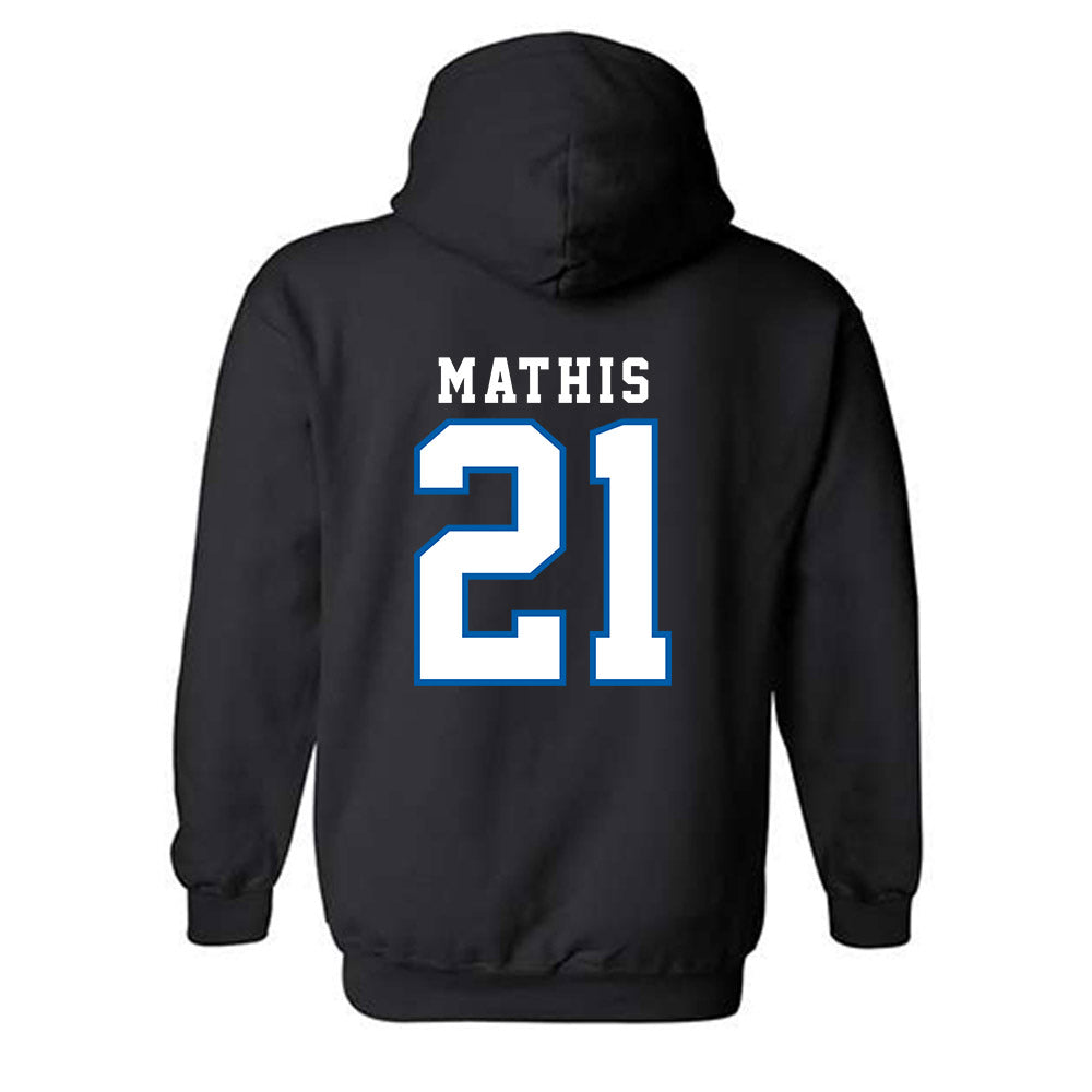 Buffalo - NCAA Football : Devare Mathis - Classic Shersey Hooded Sweatshirt-1