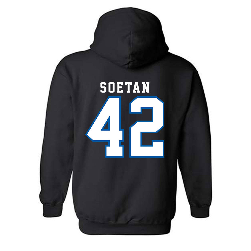 Buffalo - NCAA Women's Basketball : Oyinkansola Soetan - Classic Shersey Hooded Sweatshirt-1
