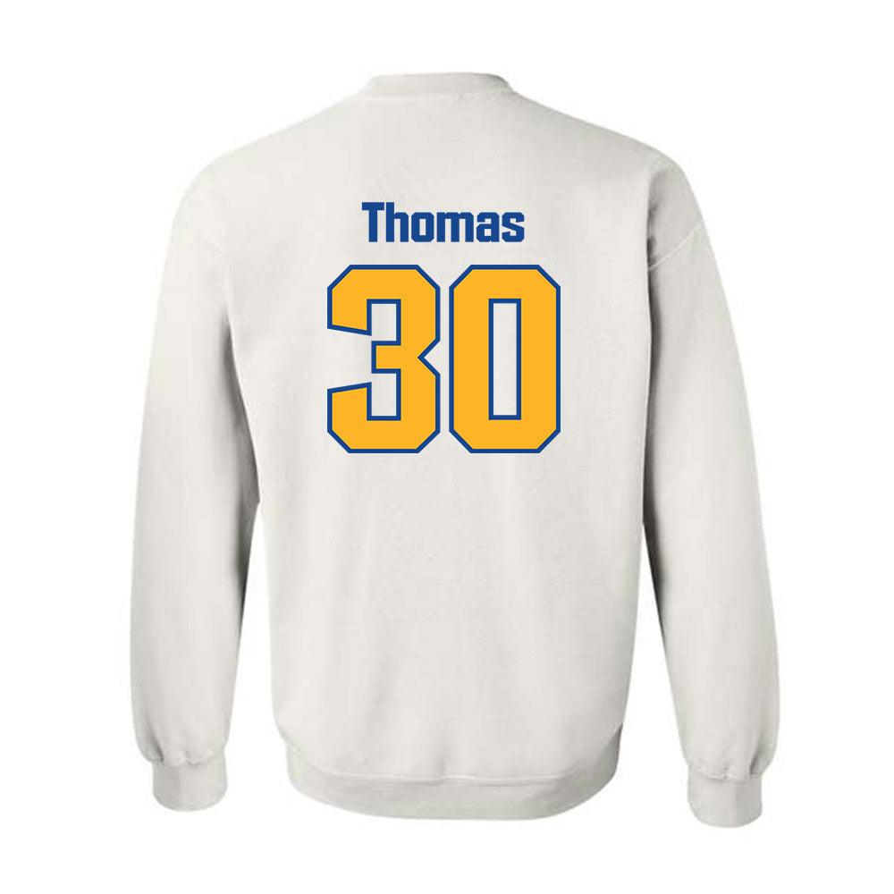 SJSU - NCAA Baseball : David Thomas - Classic Shersey Crewneck Sweatshirt-1
