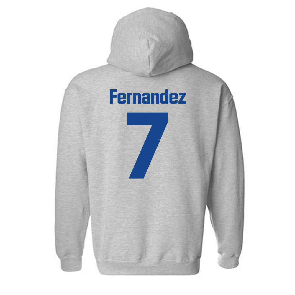 SJSU - NCAA Men's Soccer : Angel Fernandez - Classic Shersey Hooded Sweatshirt-1