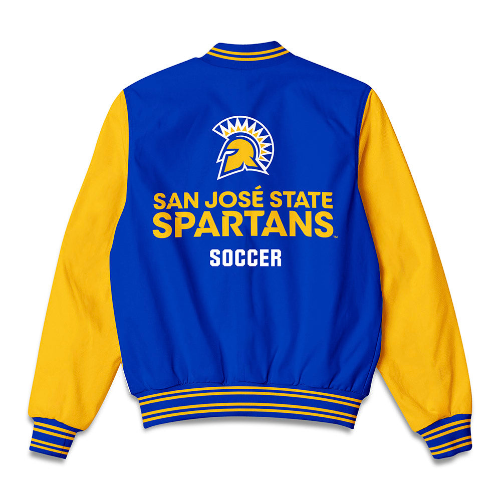 SJSU - NCAA Women's Soccer : Taejah Aitken - Bomber Jacket-1