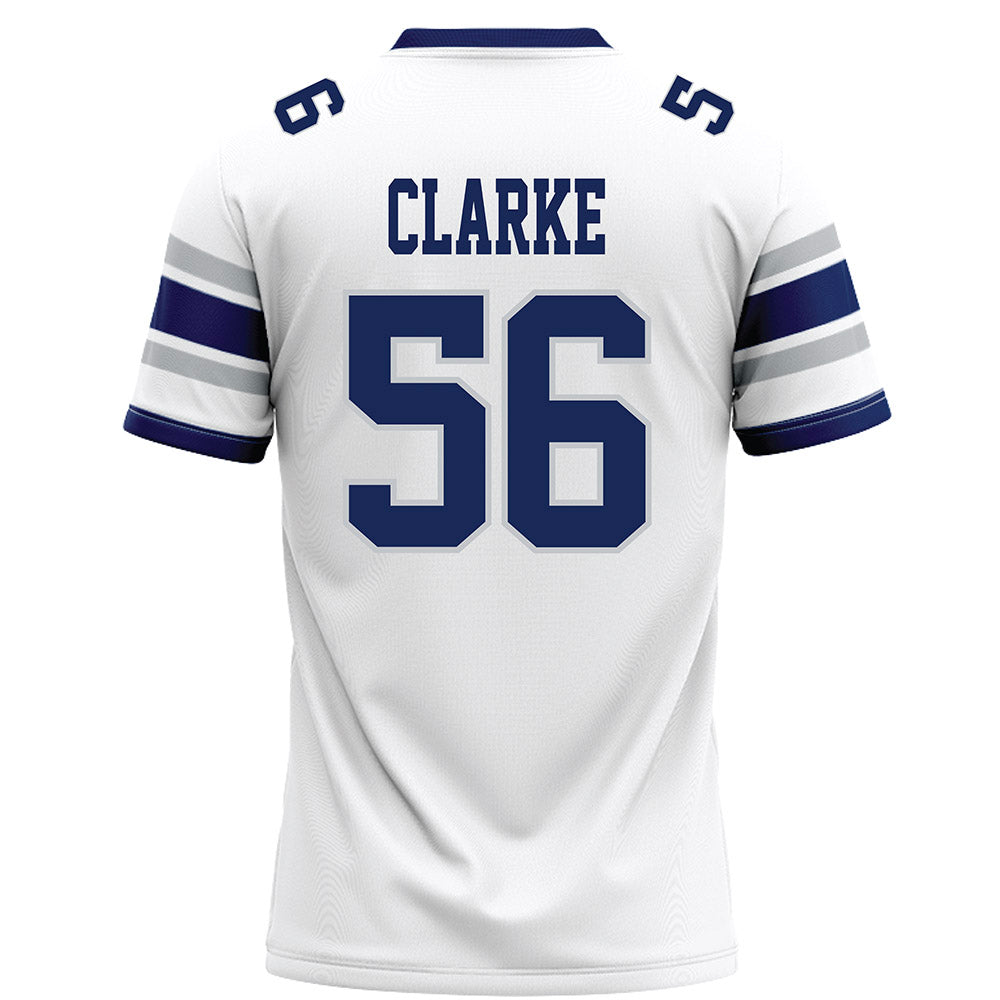 Rice - NCAA Football : Seth Clarke - White Football Jersey-1