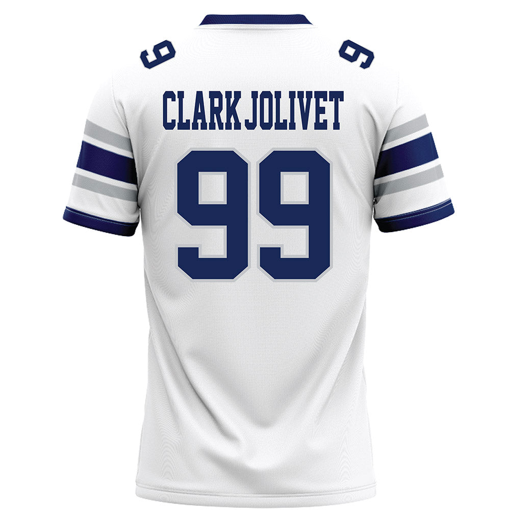Rice - NCAA Football : Christopher Clark-Jolivet - White Football Jersey-1