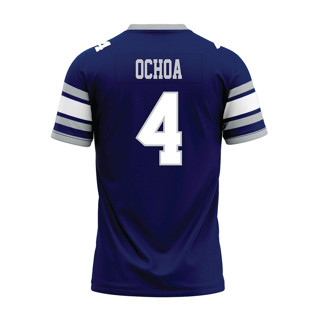 Rice - NCAA Football : Gael Ochoa - Blue Premium Football Jersey-1