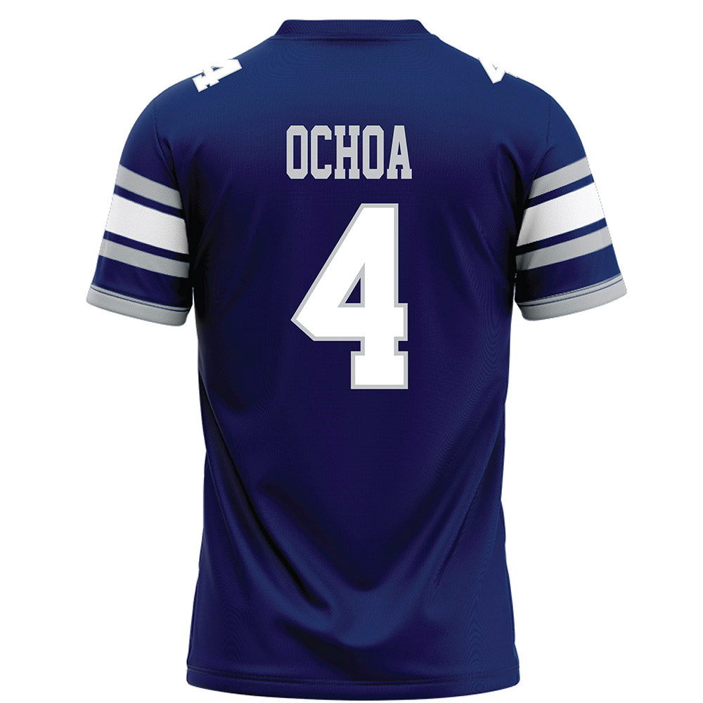 Rice - NCAA Football : Gael Ochoa - Blue Football Jersey-1