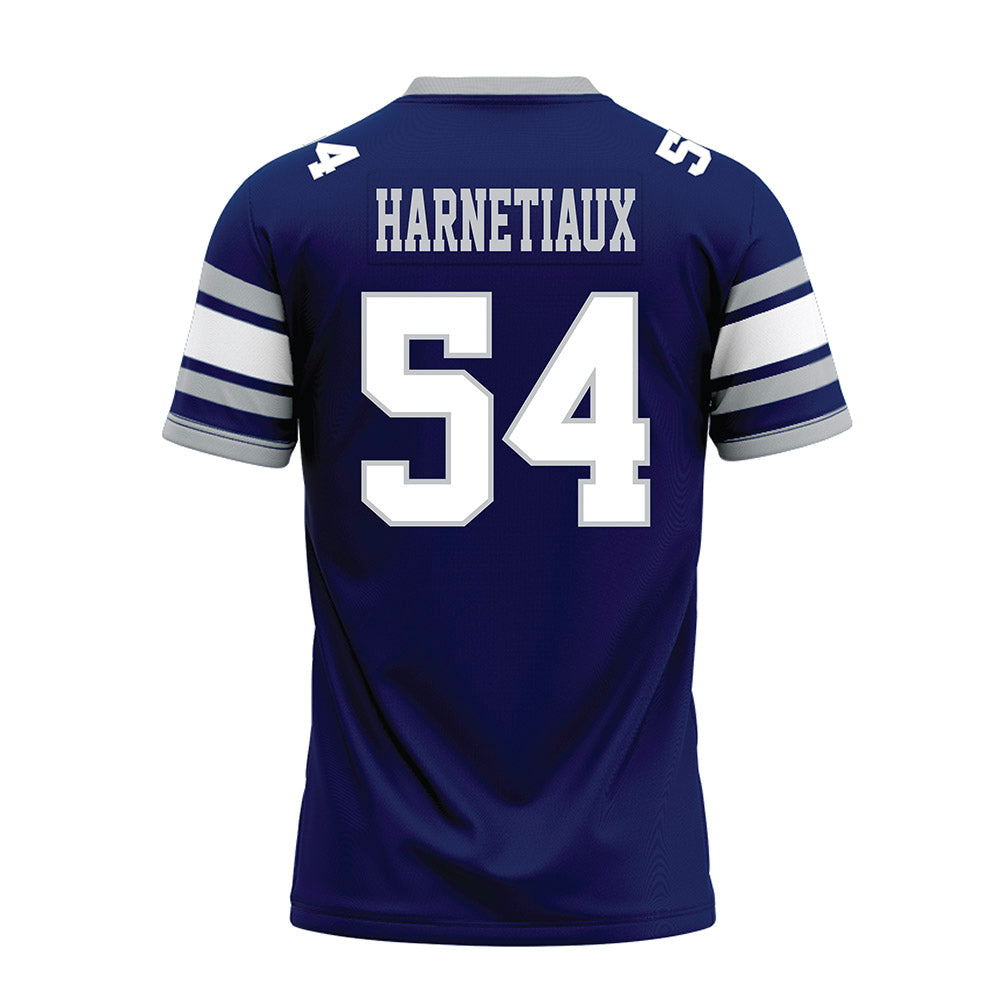 Rice - NCAA Football : Austin Harnetiaux - Blue Premium Football Jersey-1