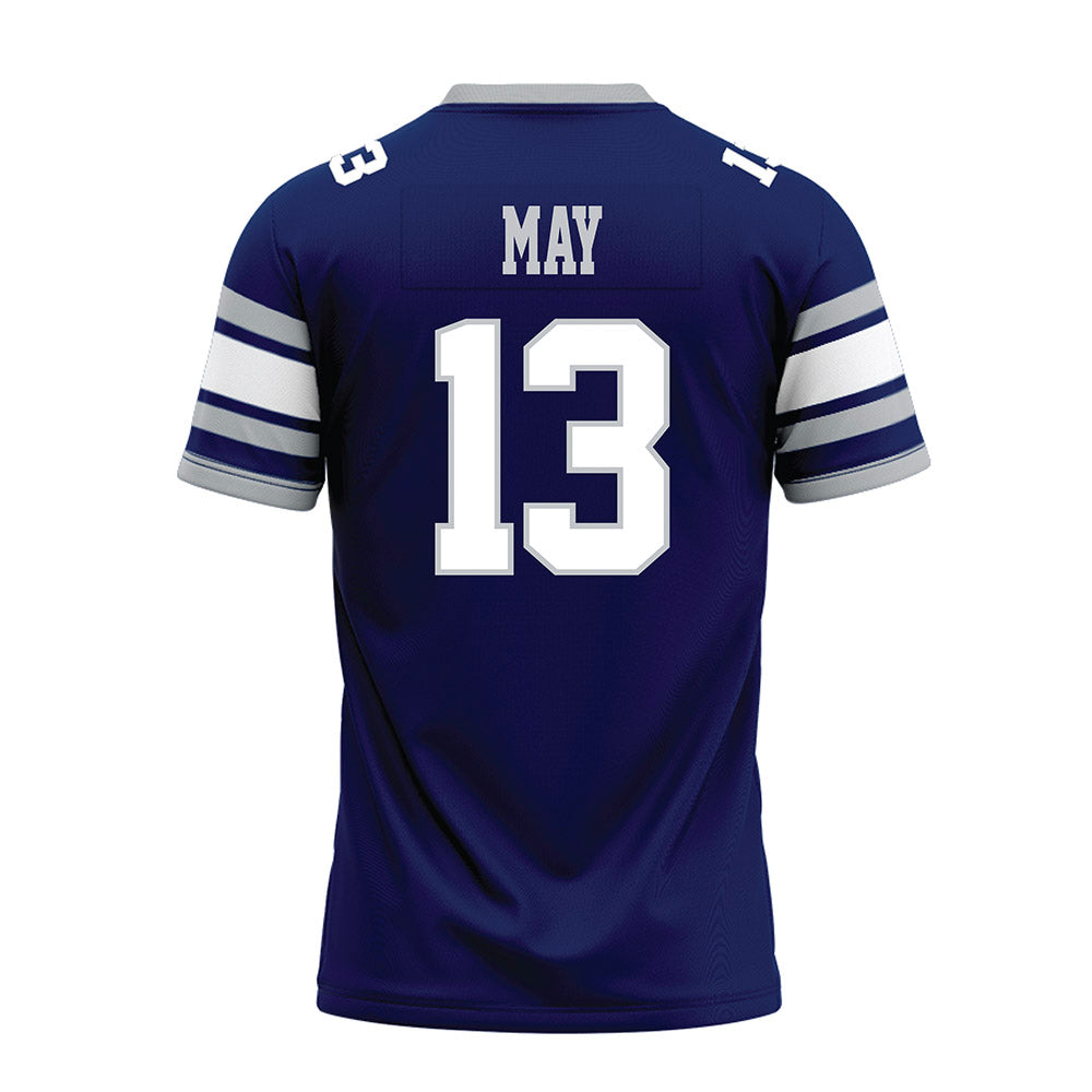 Rice - NCAA Football : Tariq May - Blue Premium Football Jersey-1