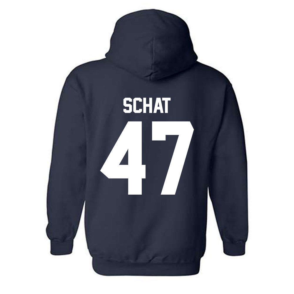 Nevada - NCAA Baseball : Luke Schat - Classic Shersey Hooded Sweatshirt-1