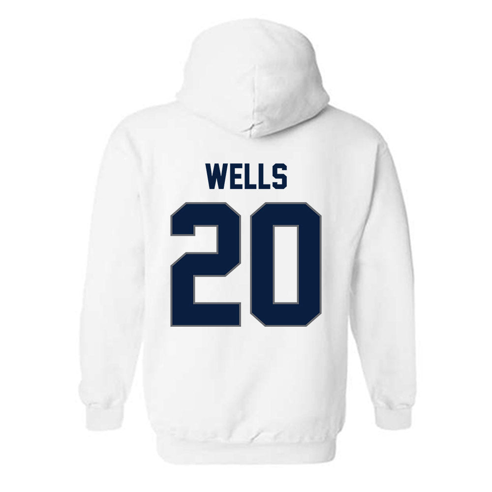 Nevada - NCAA Football : Cody Wells - Classic Shersey Hooded Sweatshirt-1
