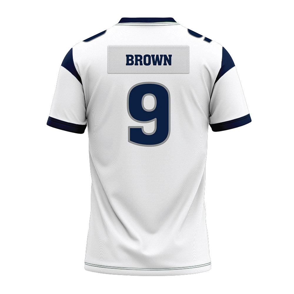 Nevada - NCAA Football : Marshaun Brown - White Premium Football Jersey-1
