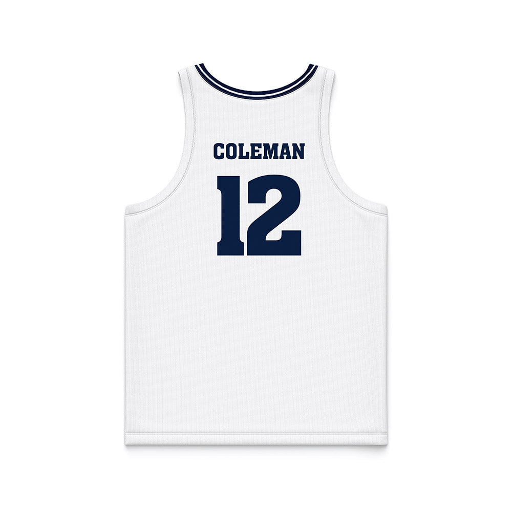 Nevada - NCAA Men's Basketball : Jeriah Coleman - White Basketball Jersey