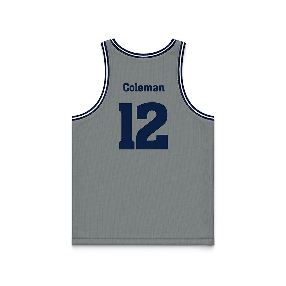 Nevada - NCAA Men's Basketball : Jeriah Coleman - Grey Basketball Jersey