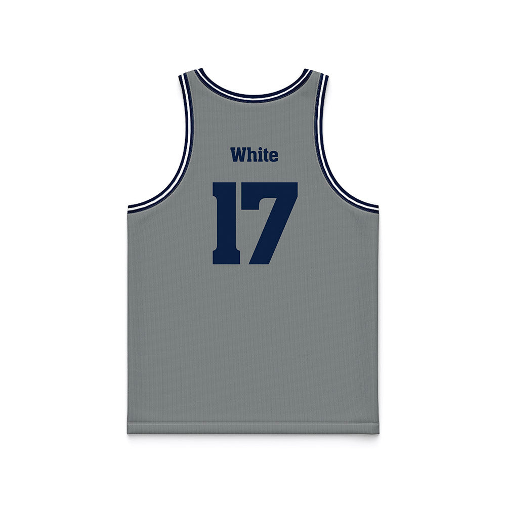 Nevada - NCAA Men's Basketball : Peyton White - Grey Basketball Jersey-1