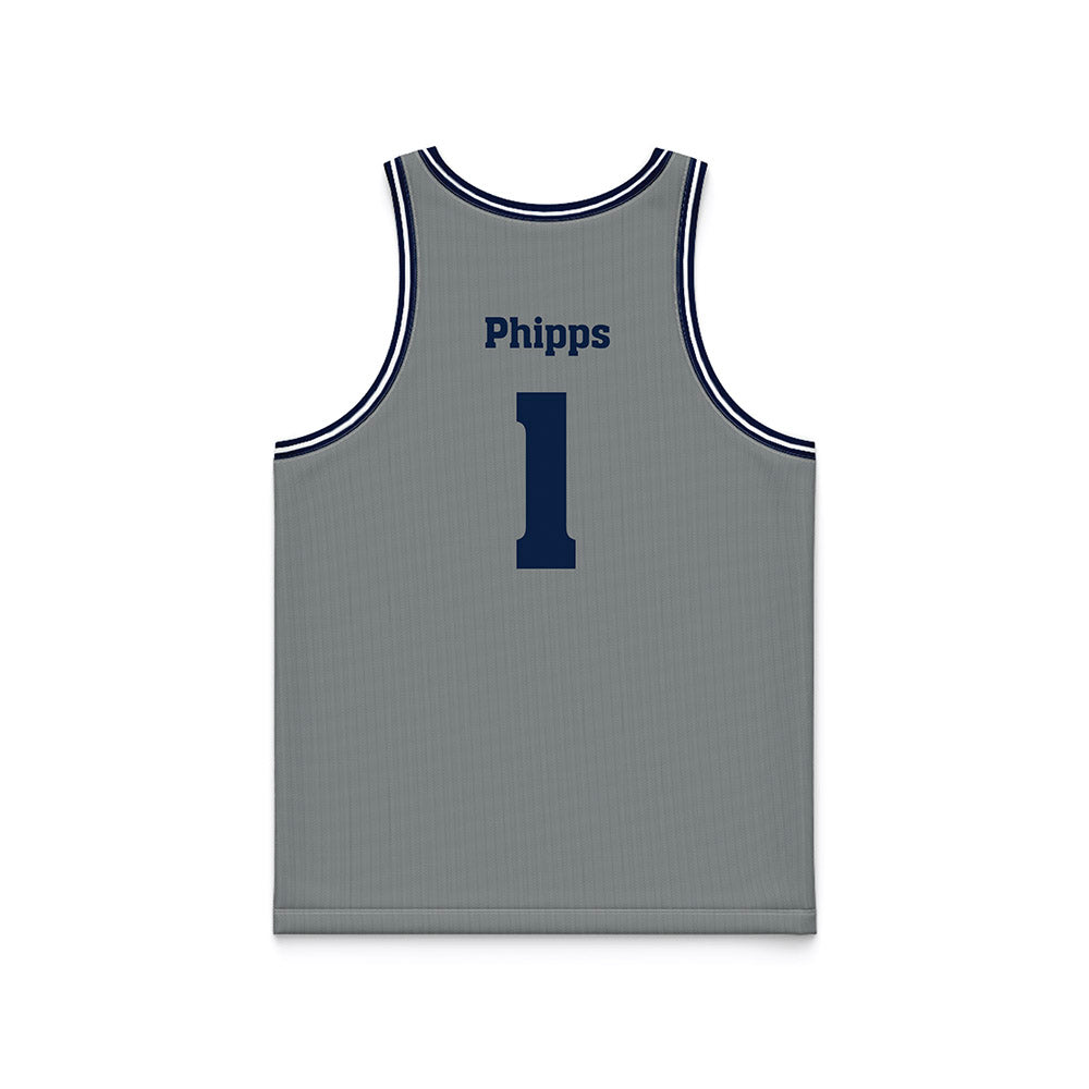 Nevada - NCAA Men's Basketball : Styles Phipps - Grey Basketball Jersey-1
