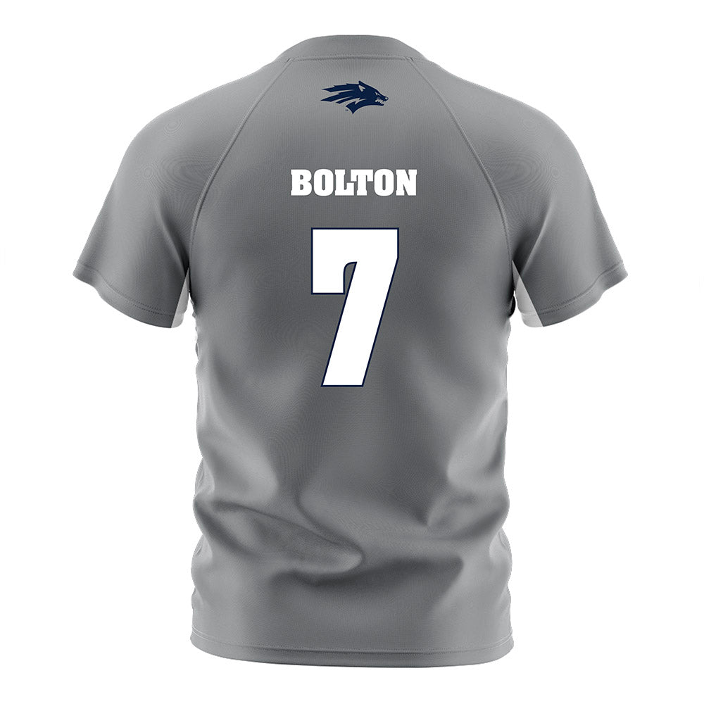 Nevada - NCAA Women's Soccer : Ariel Bolton - Grey Soccer Jersey-1