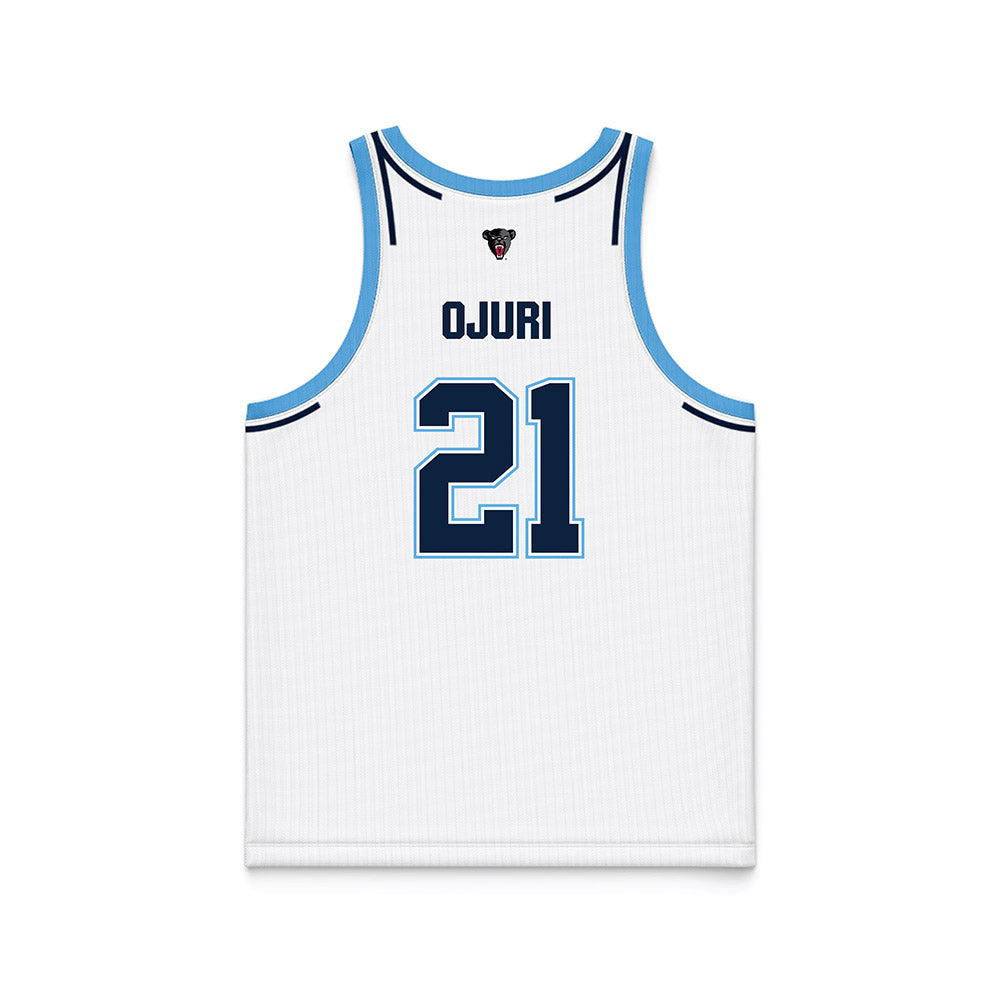 Maine - NCAA Men's Basketball : Joshua Ojuri - White Basketball Jersey-1