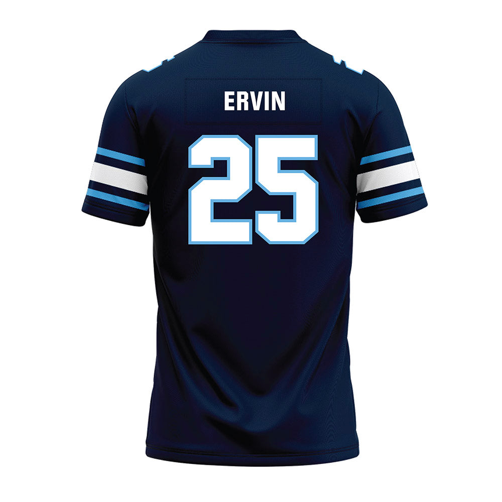 Maine - NCAA Football : Isaiah Ervin - Navy Premium Football Jersey-1