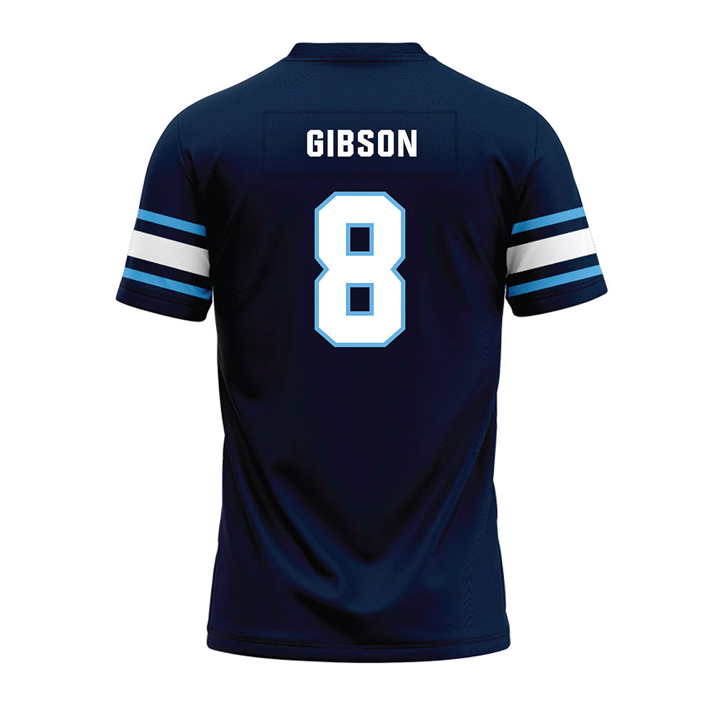 Maine - NCAA Football : Jamaree Gibson - Navy Premium Football Jersey-1