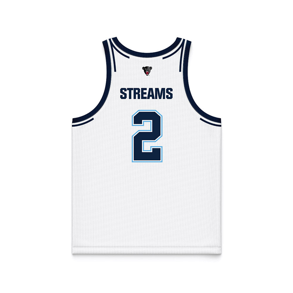 Maine - NCAA Women's Basketball : Emmie Streams - White Basketball Jersey