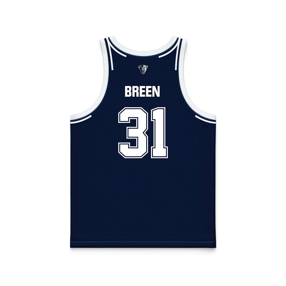 Maine - NCAA Women's Basketball : Bailey Breen - Navy Basketball Jersey-1