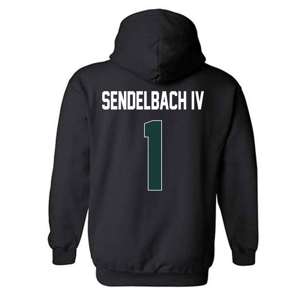 Lake Erie College - NCAA Men's Lacrosse : Joey Sendelbach IV - Classic Shersey Hooded Sweatshirt-1
