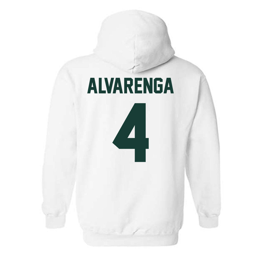 Lake Erie College - NCAA Women's Basketball : Melanie Alvarenga - Classic Shersey Hooded Sweatshirt-1